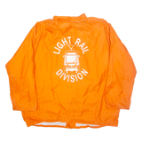 ARISTO JAC Lime Instructor Mens Coach Jacket Orange Nylon XL