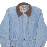 DENIM & CO Womens Blanket Lined Denim Jacket Blue L