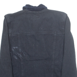 LIZ WEAR Denim Womens Chore Jacket Black M