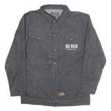 SOMEONE Mens Workwear Jacket Black L