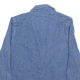 JOANNA Denim Womens Blazer Jacket Blue L