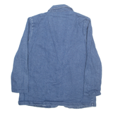 JOANNA Denim Womens Blazer Jacket Blue L