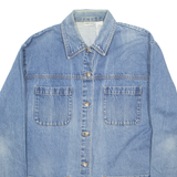 CABIN CREEK Womens Denim Jacket Blue L