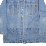 CABIN CREEK Womens Denim Jacket Blue L
