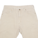 WRANGLER Cut Off Mens Denim Shorts Beige M W32