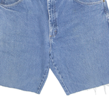 WRANGLER Cut Off Mens Denim Shorts Blue L W35