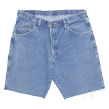 WRANGLER Cut Off Mens Denim Shorts Blue L W35