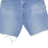 CARHARTT Cut Off Carpenter Workwear Mens Denim Shorts Blue M W31