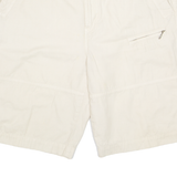 TOMMY HILFIGER Mens Cargo Shorts Cream L W38