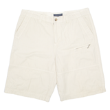 TOMMY HILFIGER Mens Cargo Shorts Cream L W38