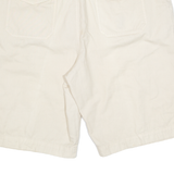 TOMMY HILFIGER Mens Cargo Shorts Cream L W38