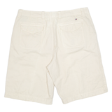 TOMMY HILFIGER Mens Cargo Shorts Cream L W38