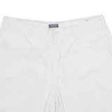 NAUTICA Mens Chino Shorts Cream XL W38
