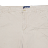 CHAPS Stretch Mens Chino Shorts Beige XL W38