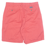 NAUTICA Mens Chino Shorts Red 90s L W36