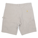 CARHARTT Carpenter Mens Workwear Shorts Beige XL W38