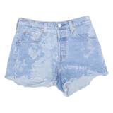 LEVI'S Cut Off 501 Womens Denim Shorts Blue XS W26