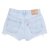 LEVI'S Cut Off 501 Premium E Womens Denim Shorts Blue S W27