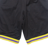 NBA LA LAKERS 'JAMES Mens Sports Shorts Black Relaxed S W26