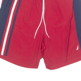 NAUTICA Mesh Lined Mens Swimming Shorts Red Relaxed M W30