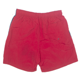 NAUTICA Mesh Lined Mens Swimming Shorts Red Relaxed M W30