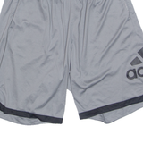 ADIDAS Mens Sports Shorts Grey Relaxed XL W28