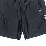 ADIDAS Mens Sports Shorts Black Relaxed L W32