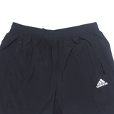 ADIDAS PRIME GREEN Mens Sports Shorts Black Relaxed XL W34