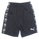 PUMA Mens Sports Shorts Black Relaxed M W26