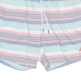 NAUTICA Mens Swimming Shorts Pink Relaxed Striped M W30