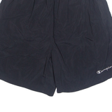CHAMPION Mesh Lined Mens Swimming Shorts Black Relaxed L W26