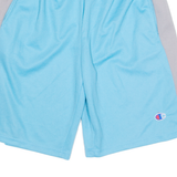 CHAMPION Mens Sports Shorts Blue Relaxed L W26