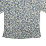 BISHOP ST Mens Shirt Black Crazy Pattern M