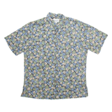 BISHOP ST Mens Shirt Black Crazy Pattern M