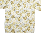 SCANDIA WOODS Mens Hawaiian Shirt Beige Floral XL