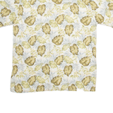 SCANDIA WOODS Mens Hawaiian Shirt Beige Floral XL