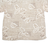 BATIK BAY Mens Hawaiian Shirt Beige Crazy Pattern XL