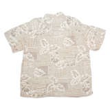 BATIK BAY Mens Hawaiian Shirt Beige Crazy Pattern XL