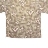 BATIK BAY Mens Hawaiian Shirt Green Floral L