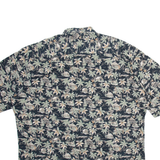 CAMPIA MODA Mens Hawaiian Shirt Black Crazy Pattern XL