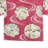 UNIONBAY Mens Hawaiian Shirt Red Crazy Pattern L