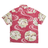 UNIONBAY Mens Hawaiian Shirt Red Crazy Pattern L
