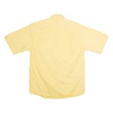 FADED GLORY Mens Plain Shirt Yellow 90s S