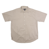 CROFT & BARROW Mens Plain Shirt Grey 90s L