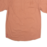 WRANGLER Mens Plain Shirt Orange S