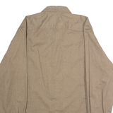 WRANGLER Mens Plain Shirt Brown Long Sleeve XL