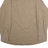 WRANGLER Mens Plain Shirt Brown Long Sleeve XL