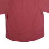 WRANGLER Mens Plain Shirt Red 90s XL