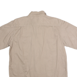 WRANGLER Mens Plain Shirt Beige L