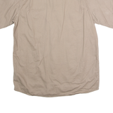 WRANGLER Mens Plain Shirt Beige L